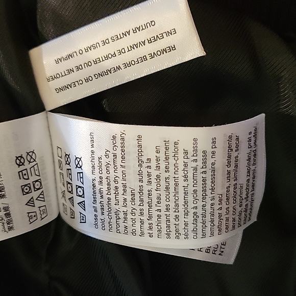 Calvin Klein Faux Leather Jacket w/multiple pockets/sherpa collar Men's XL - Picture 10 of 11